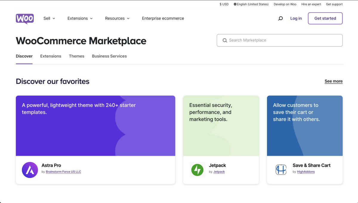 WooCommerce marketplace